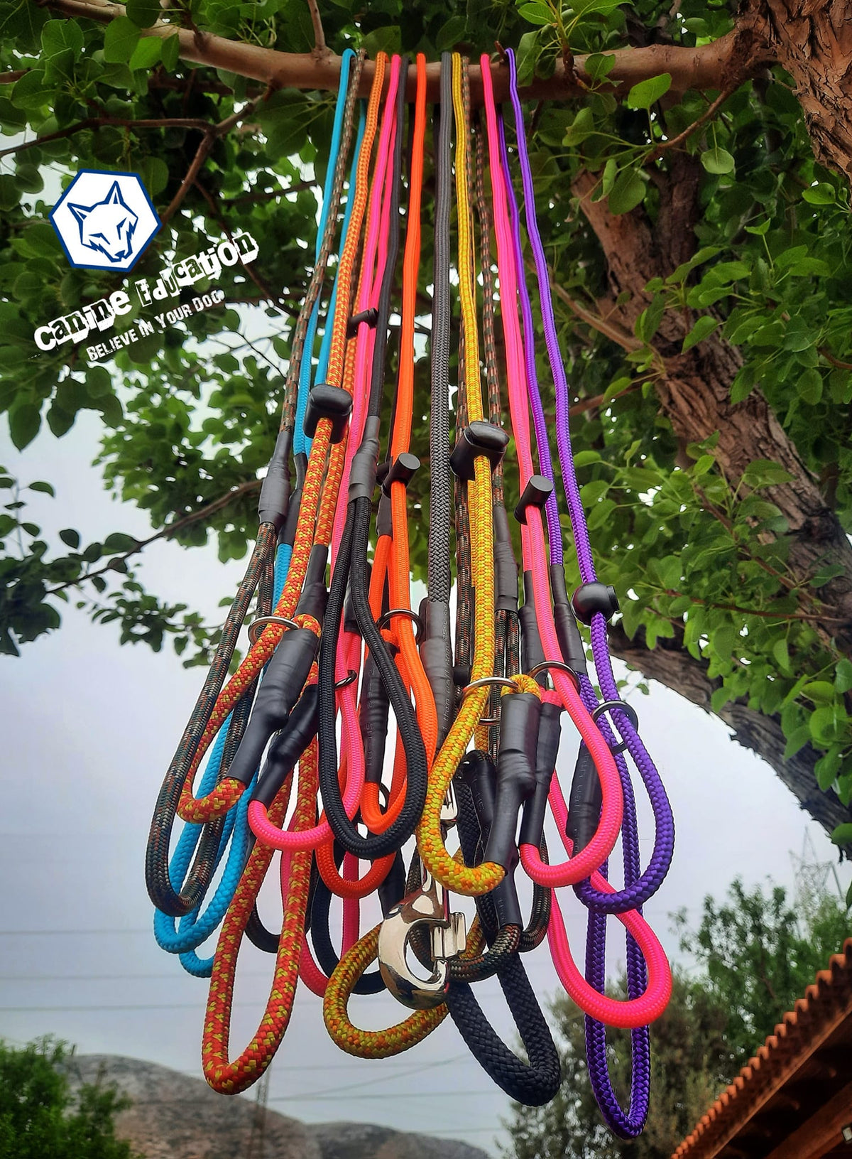 Slip leash οδηγός 6mm (πετρόλ)