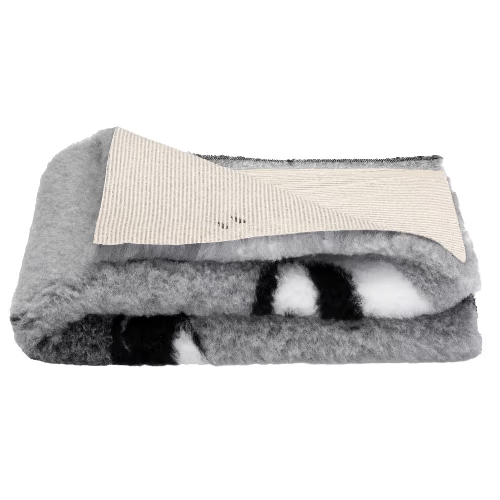 Αντιολισθητικό DryBed γκρι με προβατάκια (100x150)