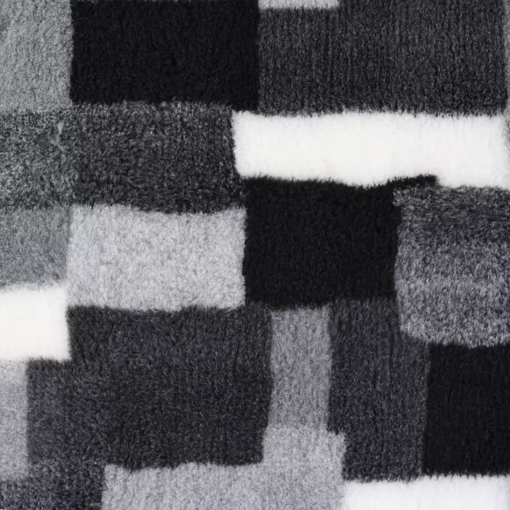 Αντιολισθητικό DryBed γκρι patchwork (100x150)
